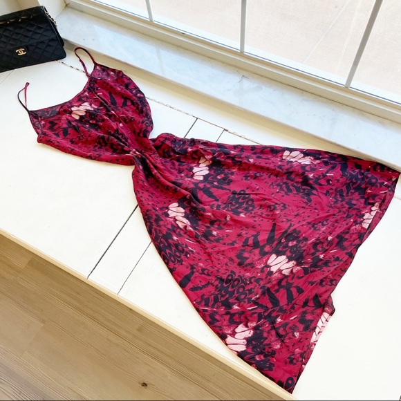 All Saints Dresses & Skirts - SALE ✨ All Saints Tierny Wing Butterfly Print Silk Maxi Dress NWT